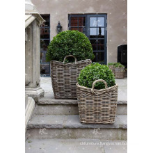 RAPL-020 Top selling Newest Design Poly PE Rattan Outdoor Garden Decor Planter - Pottery